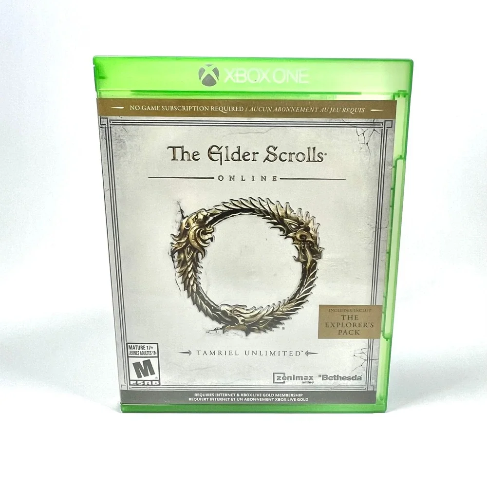 The Elder Scrolls Online Tamriel Unlimited Xbox One Complete CIB Tested Manual
